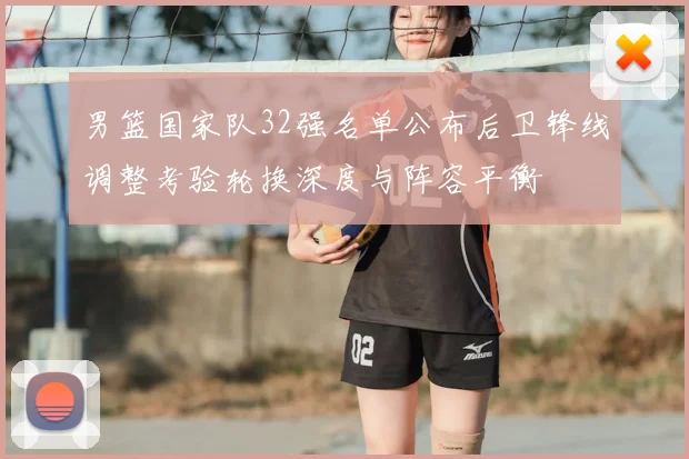 男篮国家队32强名单公布后卫锋线调整考验轮换深度与阵容平衡